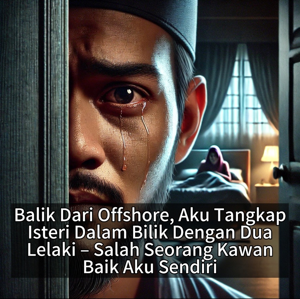 Balik Dari Offshore, Aku Tangkap Isteri Dalam Bilik Dengan Dua Lelaki – Salah Seorang Kawan Baik Aku Sendiri