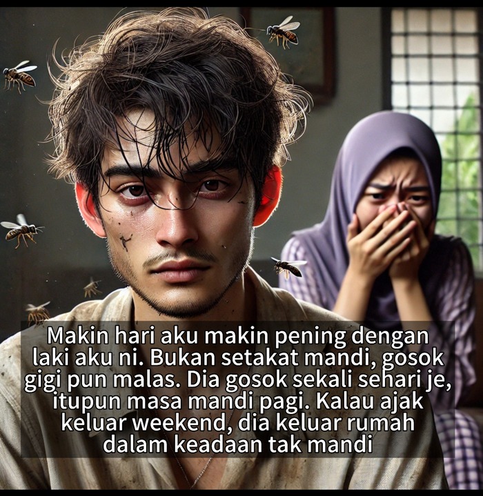 Suami Tak Mandi & Mulut Berbau, Kadang Berlarutan Sampai 2-3 Hari