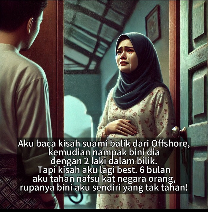 6 Bulan Aku Setia di Negara Orang – Rupanya Bini Aku Tak Tahan, Sampai Bunting