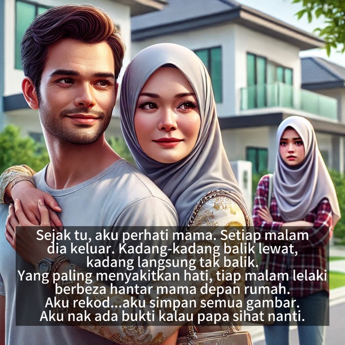 Papa Derita Sakit, Mama Semakin Liar Sukaria Melakukan Maksiat