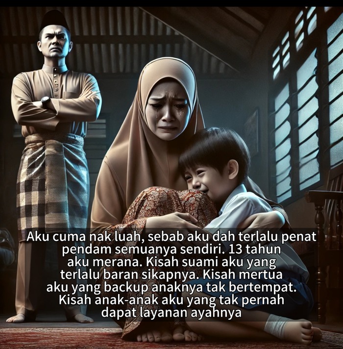 Suami Terlalu Baran, 13 Tahun Aku dan Anak-Anak Menanggung Derita Dan Malu