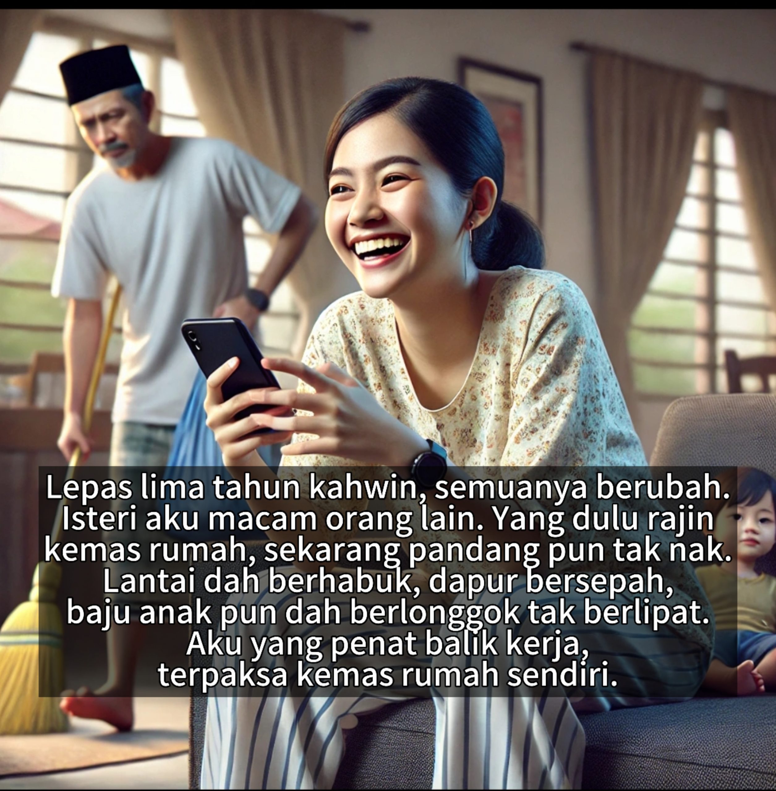 Selepas 5 Tahun Berkahwin, Isteri Berubah Terus Selepas Join Group -Isteri Bukan Suruhan-