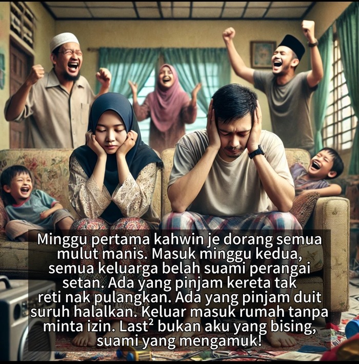 Keluarga Mentua Perangai Tak Boleh Ditegur, Kalau Ditegur Boleh Terbakar Jiwa