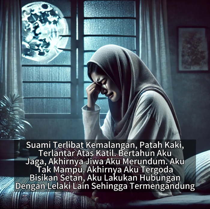 Suami Terlantar Sakit, Isteri Makan Luar Sehingga Terbunting
