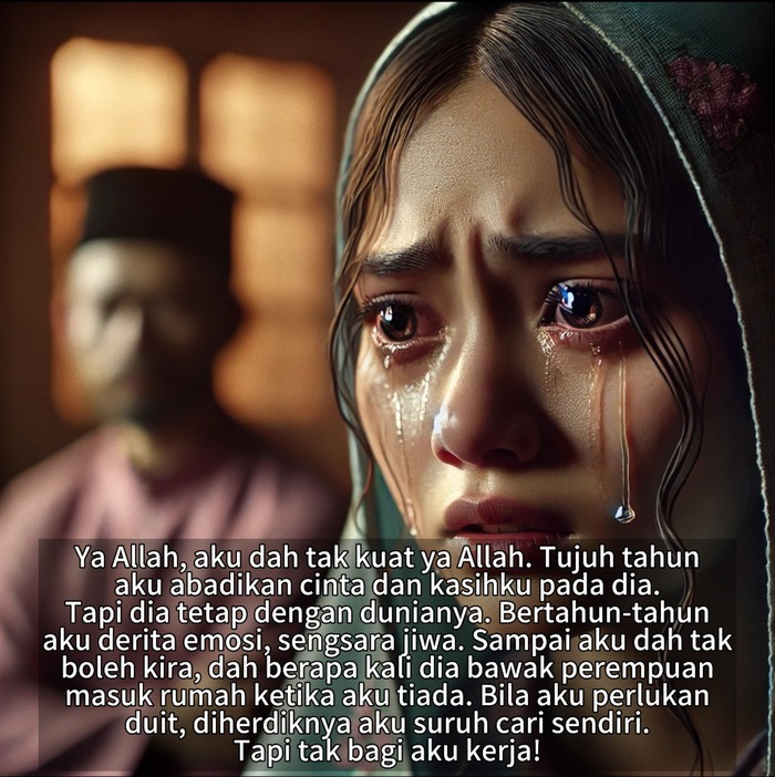 Tujuh Tahun Aku Menahan Sabar, Tetapi Tetap Derita Yang Aku Terima