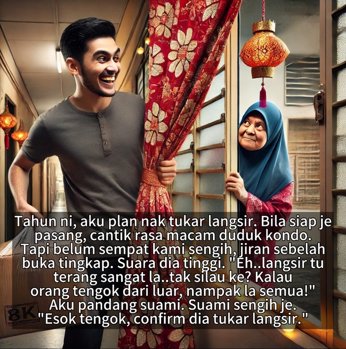 Jiran Sebelah Aku Ni, Pantang Betul Kalau Tengok Kami Lebih