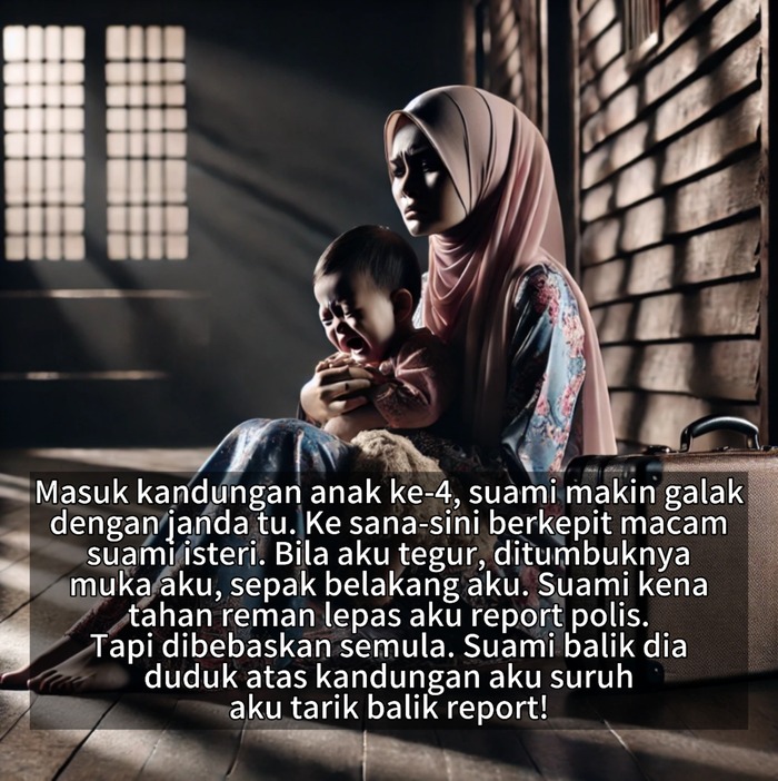 Aku Ditinggalkan Ketika Mengandung Anak Ke-Empat, Suami Kejar Anak Dara Berstatus Janda