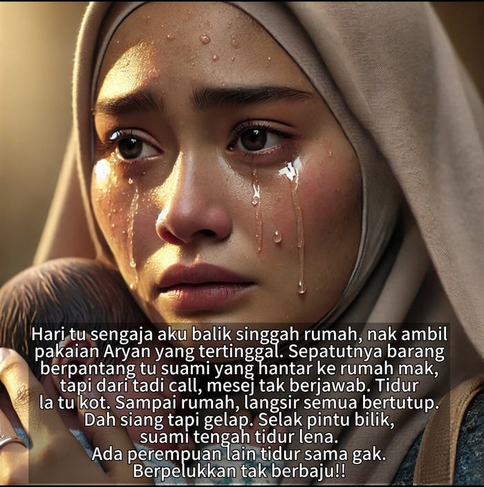 Baru 10 Hari Aku Bersalin, Suami Dah Tidur Dengan Perempuan Lain