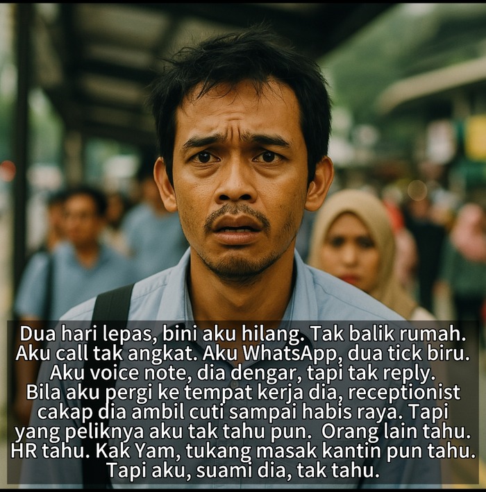 Bini Aku Hilang, Semua Orang Tau Dia Kat Mana Tapi Aku Sorang Je Taktau