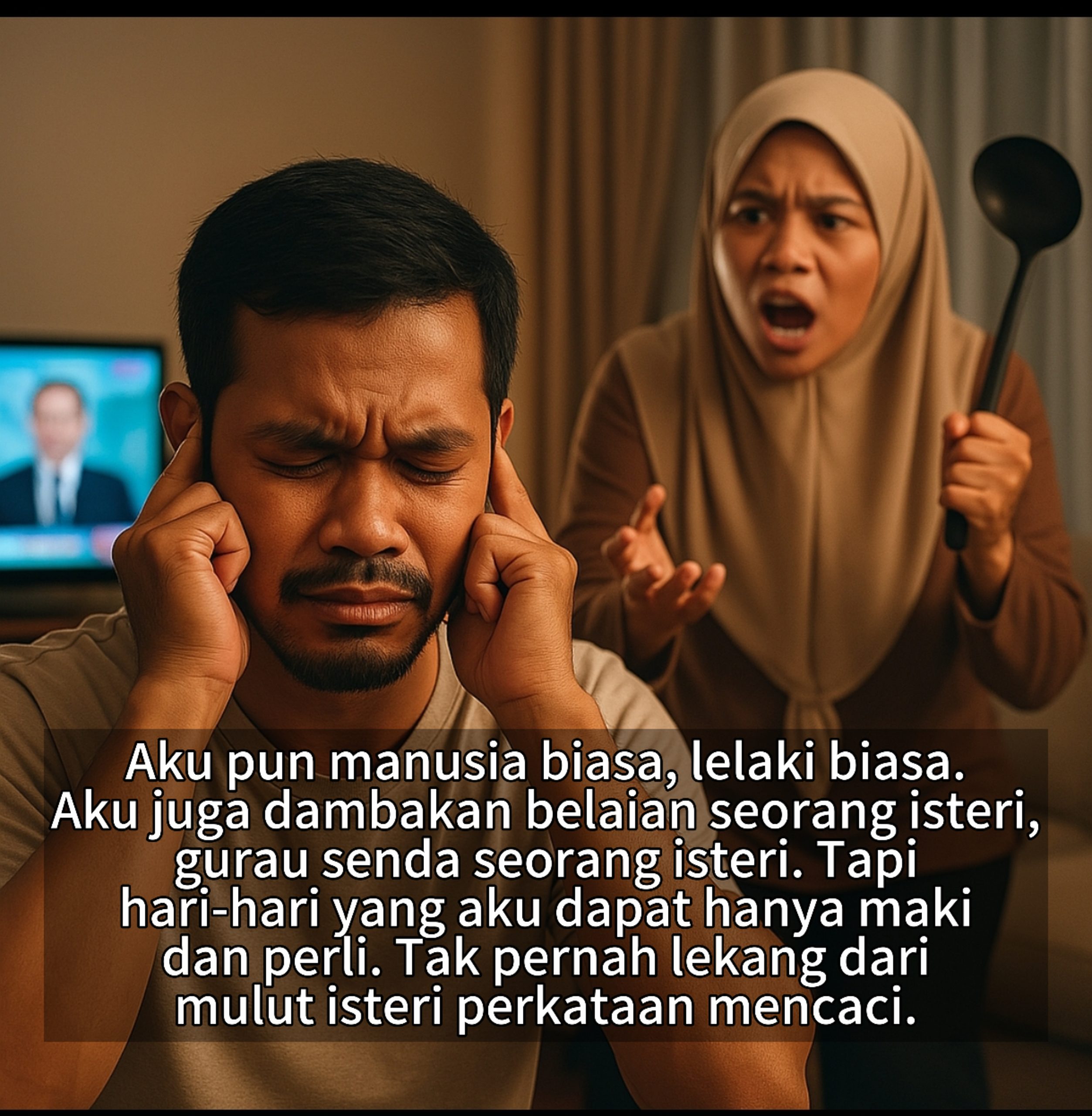 Orang Nampak Je Aku Bahagia, Tapi Hakikatnya Aku Bernafas Dalam Lumpur