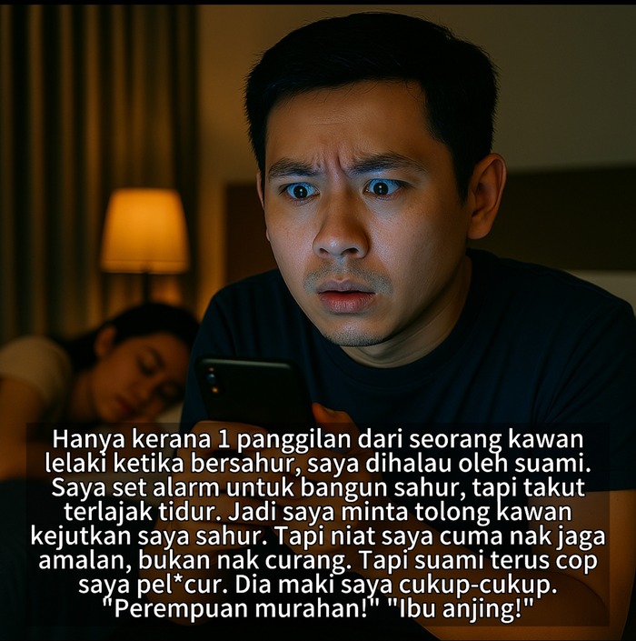 Hanya Kerana Satu Panggilan Sahur Dari Lelaki, Aku Dicerikan Ketika Berpuasa