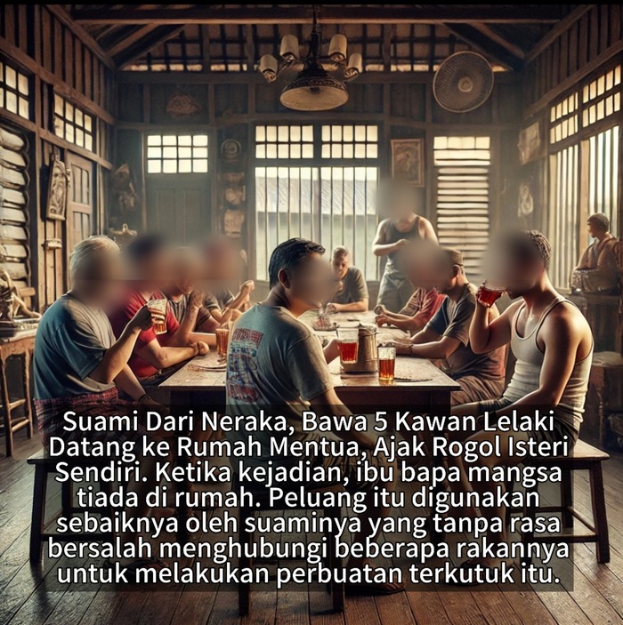 Suami Biawak, Bawa 5 Lelaki RogoI Isteri 0KU di Rumah Mentua – Kisah Tragis Buat Ramai Terkedu