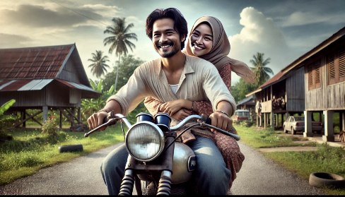Dulu Aku Tunggang Motor Buruk Dengan Dia. Sekarang Dia Tunggang Bini Orang Naik Gunung