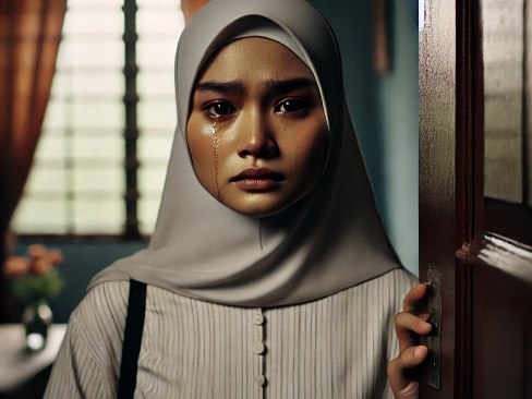 Aku Tunggu Depan Pintu Bilik Hotel, Perempuan Tu Keluar Tapi Muka Macam Aku Yang Perampas