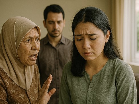 Aku Dihalau Tidur Luar Oleh Suami Sebab Mak Mentua Nak Tidur Di Bilik Kami