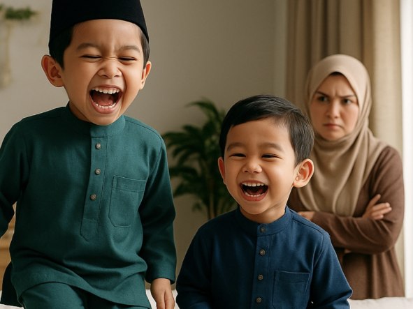Anak Aku Lompat Atas Sofa Dia Raya Tahun Lepas. Tahun Ni, Kami Tak Dijemput Langsung