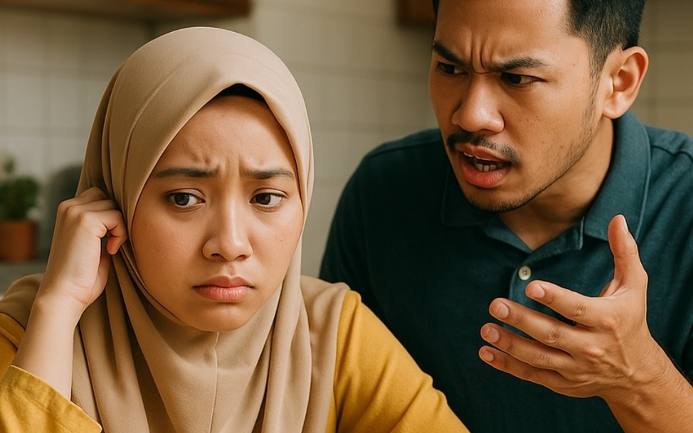 Sebulan Pertama Perkahwinan Je Dia Panggil Aku Sayang, Baby, Luv U. Lepas Tu Tak Berhenti Maki