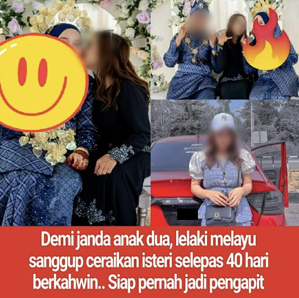 Baru 40 Hari Jadi Isteri Sah, Suami Tiba-Tiba Lafaz Cerai, Dan Lari Bersama Pengapit Perempuan