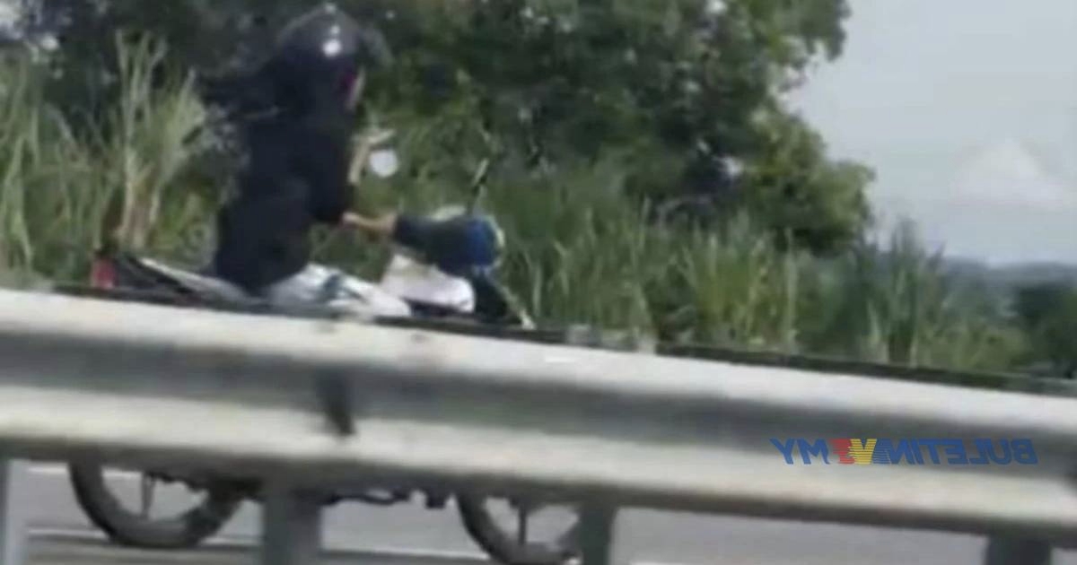 Tular Wanita Tulis Mesej Atas Motosikal, Siap Langgar Arus Di PLUS – Polis Buka Kertas Siasatan