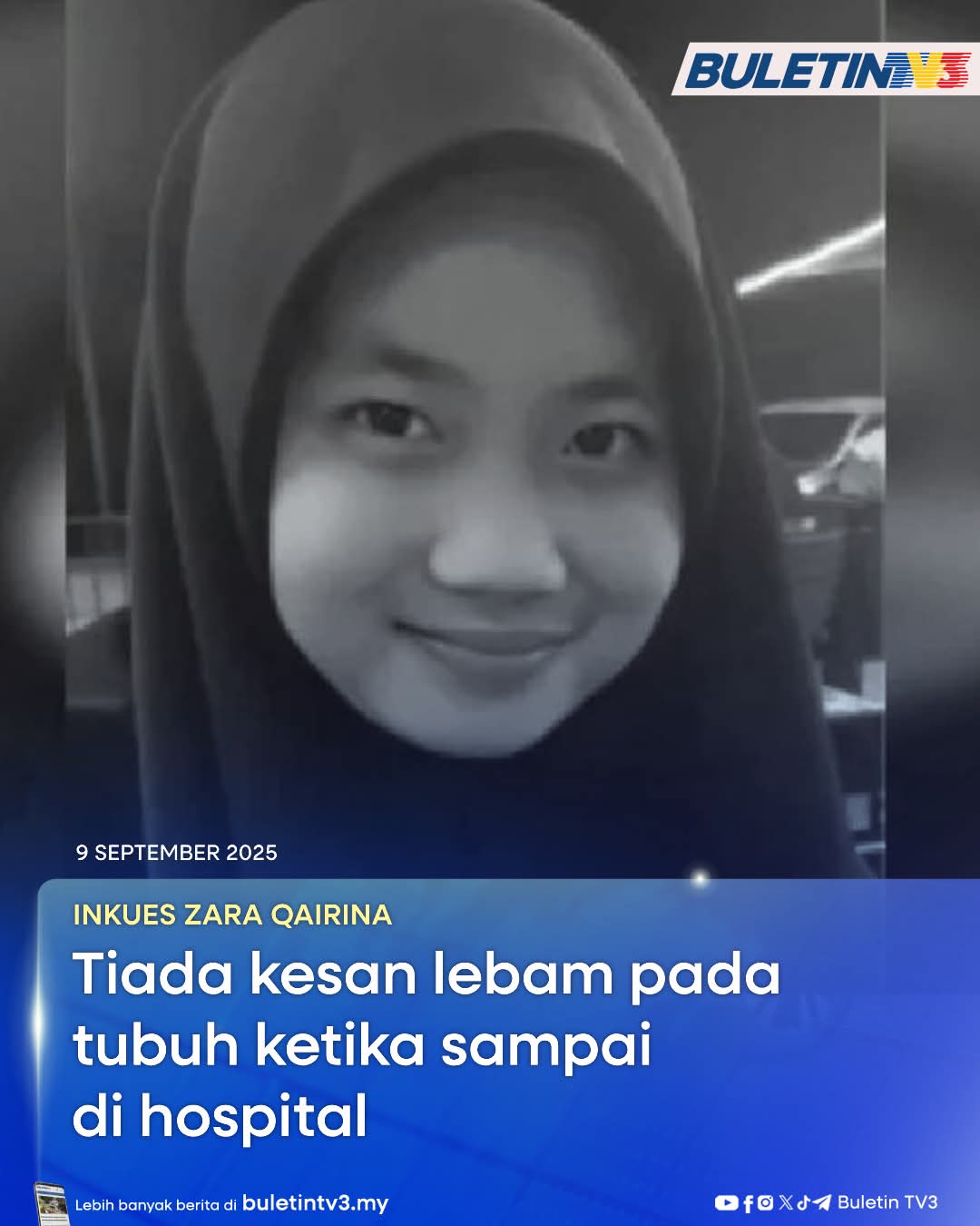 Inkues Zara Qairina: Ketika Tiba di Hospital, Lebih Banyak Luka Dalam Dikesan