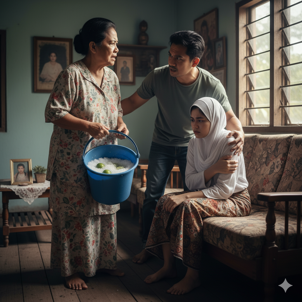 Ingatkan Senang, Rupanya Mekin Seksa Berpantang Di Rumah Mentua