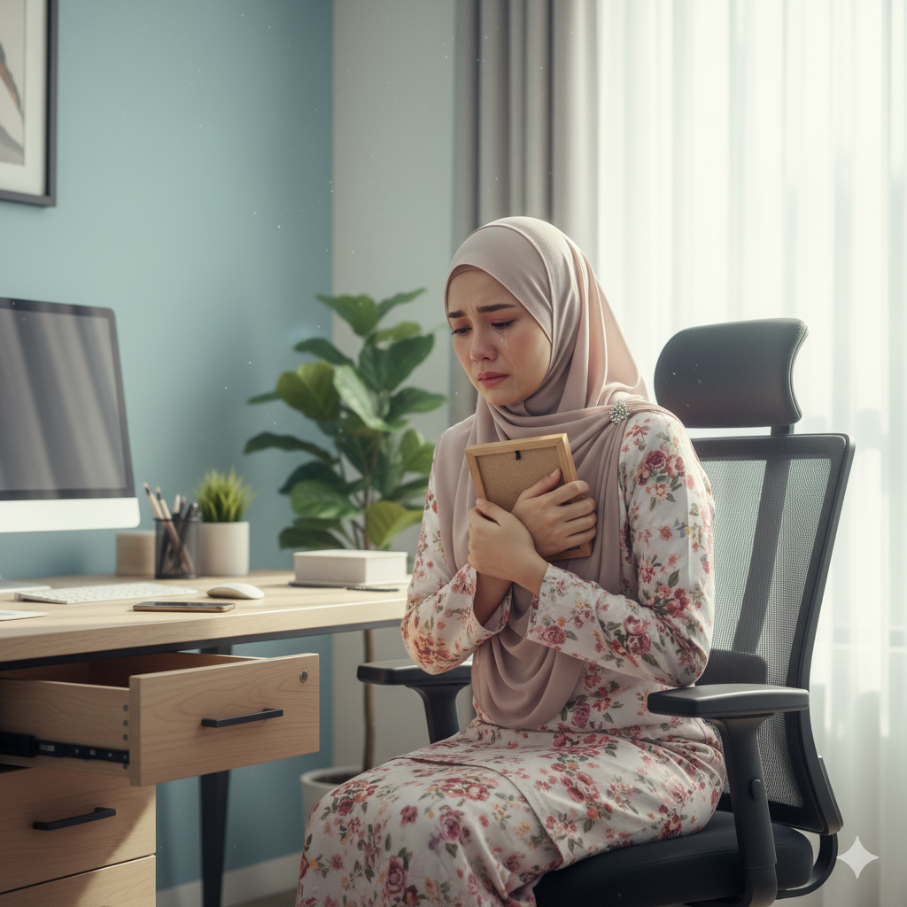 Selepas Seminggu Suami Meninggal, Aku Terjumpa Gambar Wanita dan Anaknya Yang Menyerupai Arwah Suamiku