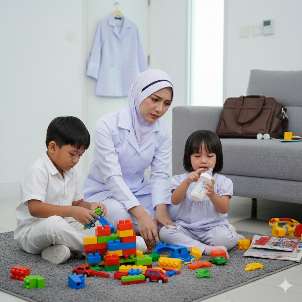 Biras Nak Aku Jaga Anak Dia, Jadi Pengasuh Percuma