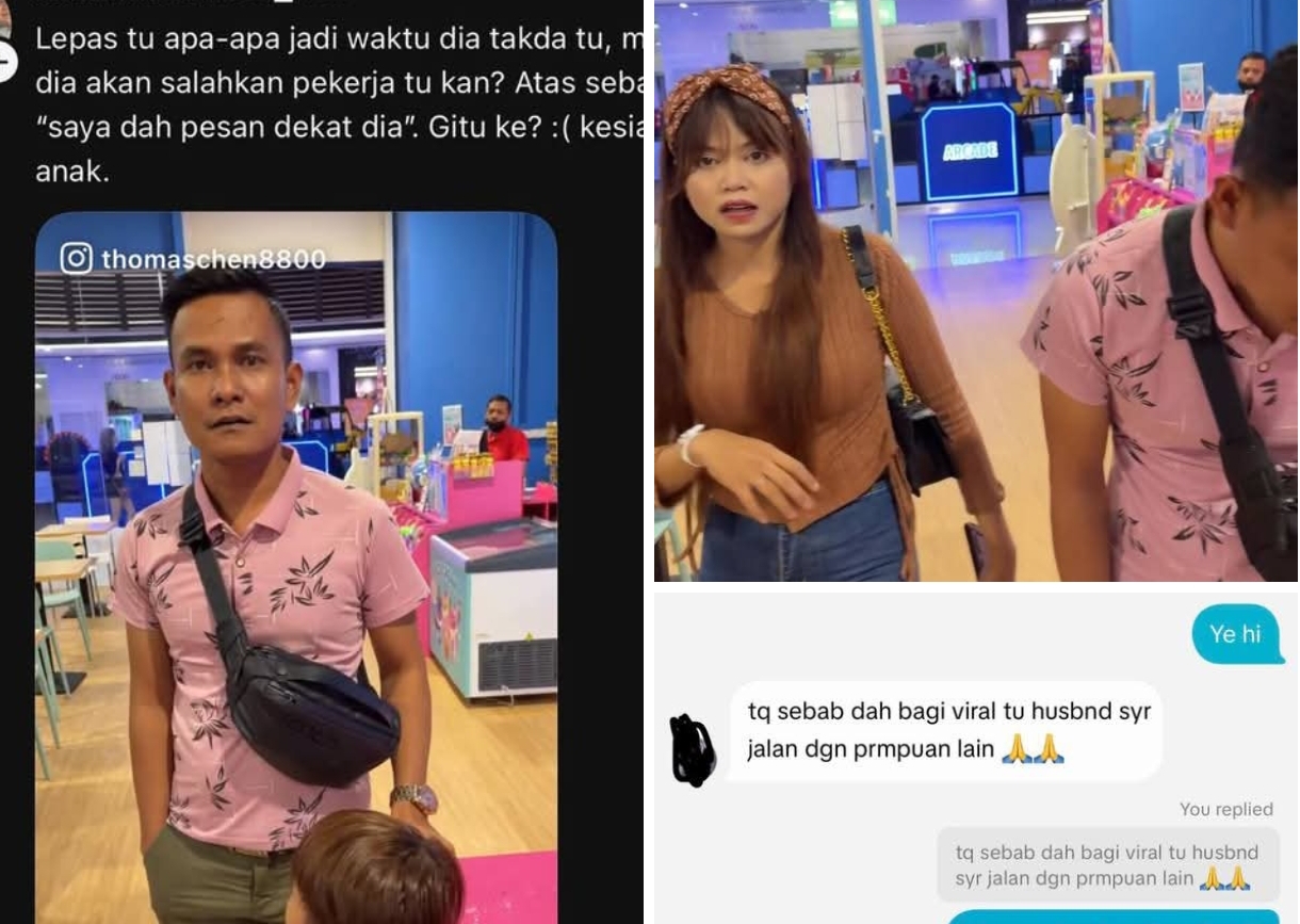 Sanggup Campak Anak Kat Playground Mall Semata-Mata Nak Menonggeng Dengan Skandal